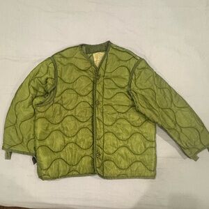 Military Jacket (Quilted) Bomber Jacket - L